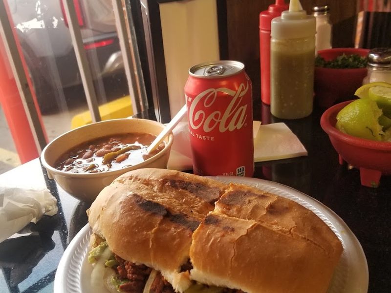 Guajardo's Tacos Al Pastor food